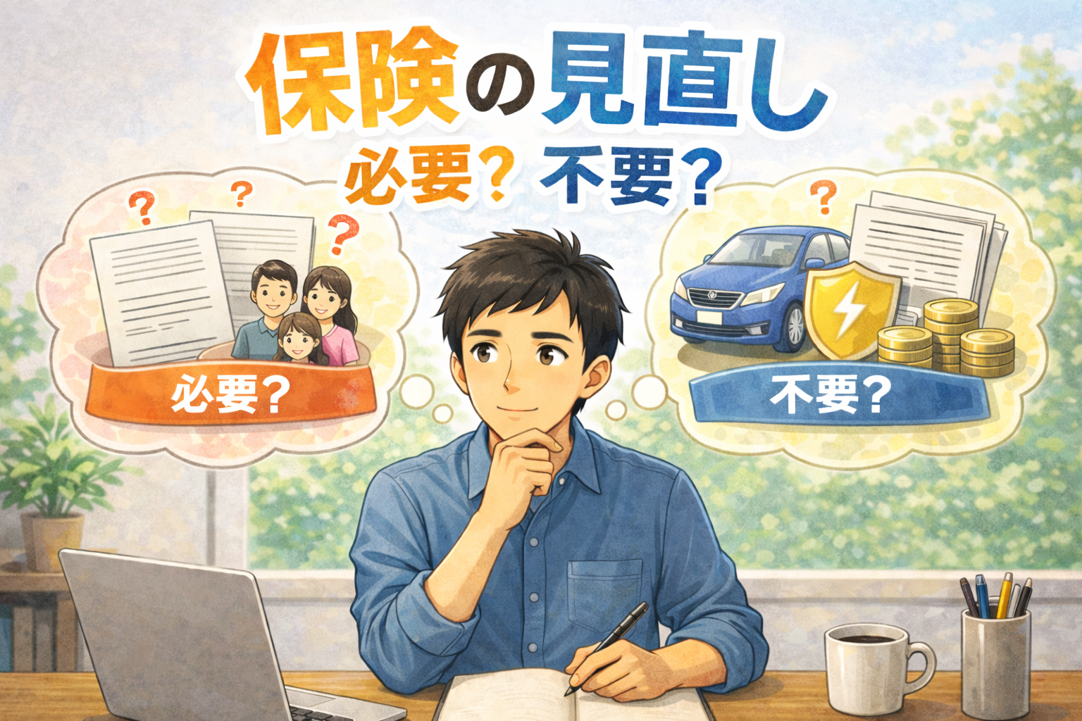 20代が保険を見直して固定費を月12500円削減するイメージ